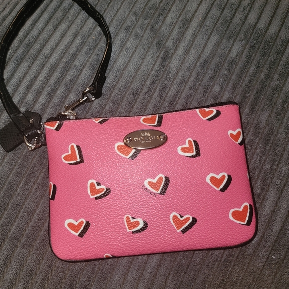 Coach Bags Coach Heart Wristlet Pink Poshmark